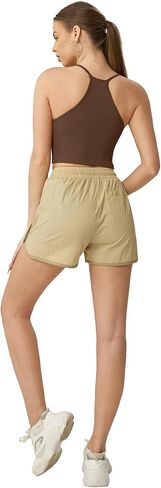 Attifall مضلع قطع علوية بدون أكمام للنساء سلس ظهر Racerback السباغيتي حزام كامي تجريب الرياضة اقتصاص القمم مجموعات in Kuwait