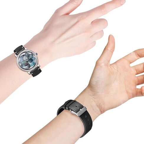 BOSHIYA حزام ساعة جلدي سريع الإصدار 20 مم حزام ساعة جلد طبيعي عتيق للرجال والنساء حزام ساعة بديل 20 مم بني توفي/بني سرج/أسود in Kuwait