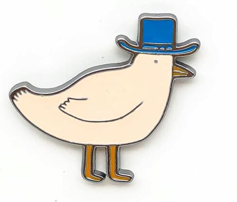 دبوس طائر جنتلمان | دبابيس أنيمي | دبابيس رائعة | دبابيس مضحكة | دبابيس مطلية بالمينا | دبوس التلبيب لحقيبة الظهر للنساء، مجموعة العرض | 3 سم، بروش مطلي بالمينا، سبيكة معدنية, بروش المينا, خليط معدني in Kuwait