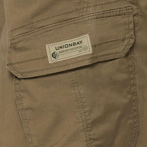 UNIONBAY Mens Flex Waist Lightweight Cargo Shorts in Kuwait