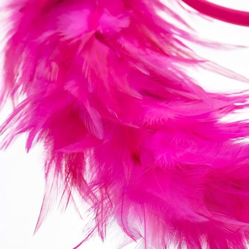 AGITATESAND Feather Boa Fascinator Headband Party Wedding Sallon Headwear Flapper Headpiece in Saudi Arabia