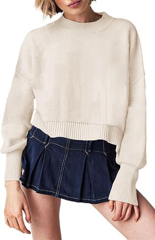 سترات نسائية مقصوصة عصرية لعام 2023 سترة مضلعة سهلة الشارع مخططة سترة علوية in Kuwait