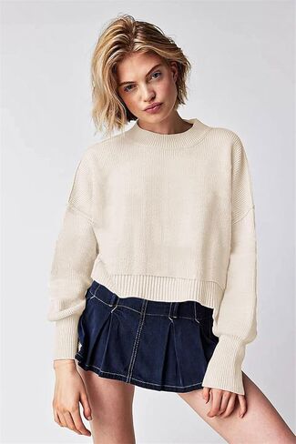 سترات نسائية مقصوصة عصرية لعام 2023 سترة مضلعة سهلة الشارع مخططة سترة علوية in Kuwait