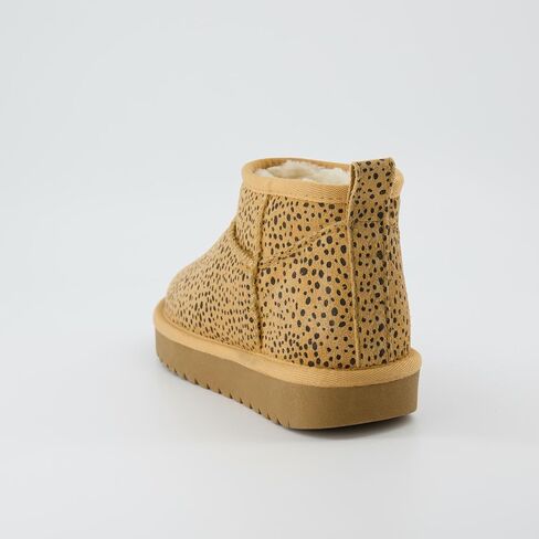 CUSHIONAIRE Hip-3 Genuine Suede Leather Ankle Boots for Women – Pull On Cozy Faux Fur Boots Womens Shoes with Comfortable Memory Foam in Saudi Arabia