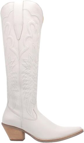 حذاء Dingo النسائي Raisin Kane بمقدمة قصيرة كاجوال فوق الركبة وكعب متوسط ​​2-3 بوصة - أسود in Kuwait