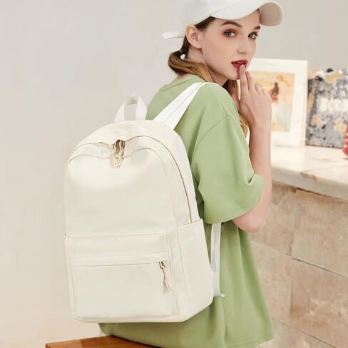 School Backpack Teen Girls Lightweight Bookbags Elementary Middle School College Back Pack Women Laptop Casual Daypacks (Bow Print-Pink) in Saudi Arabia
