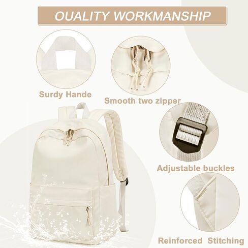 School Backpack Teen Girls Lightweight Bookbags Elementary Middle School College Back Pack Women Laptop Casual Daypacks (Bow Print-Pink) in Saudi Arabia