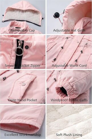 سترة منتفخة دافئة مقاومة للماء للنساء من MaxByc مع غطاء للرأس in Kuwait