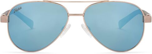 Hobie LOMA Polarized Pilot Sunglasses, Shiny Rose Gold, OSFA in Saudi Arabia