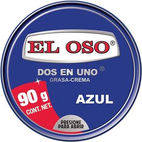 El Oso - Two in One Shoe Cream and Polish 3.17oz. Blue Color in Kuwait