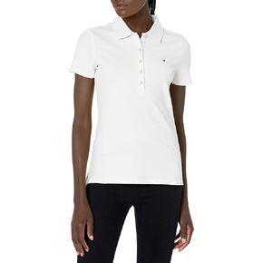 قميص بولو كلاسيكي للسيدات من Tommy Hilfiger (قياسي وحجم كبير)