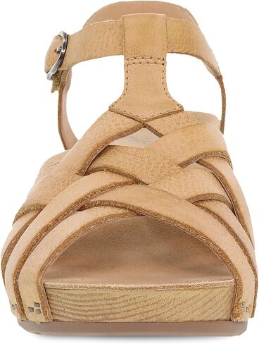 Dansko Tinley Fisherman Wedge Sandal for Women - Cushioned, Contoured Footbed for All-Day Comfort and Support – Adjustable Hook & Loop Straps with Buckle Detail in Saudi Arabia