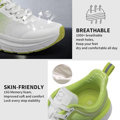 حذاء جري الطريق للسيدات من Grand Attack | مبطن للغاية|متين ومضاد للانزلاق | مريح | أحذية رياضية الموضة in Kuwait