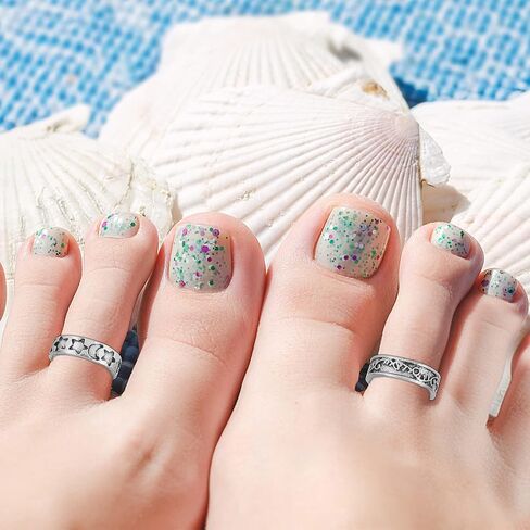 Jstyle Toe Rings for Women Adjustable Toe Ring Set Open Band Simple CZ Daisy Flower Toe Rings Hawaiian Summer Beach Foot Jewelry for Women a in Kuwait