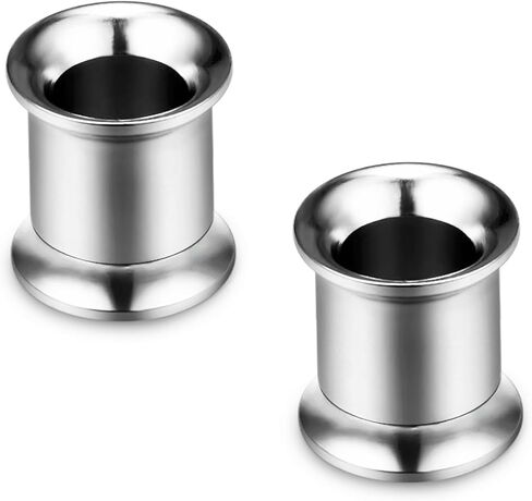Lcolyoli Screw Fit Ear Gauges Kit G23 Titanium Tunnel Expander Earrings Earlobe Plugs Body Piercing Jewelry for Women Men 8G 6G 4G 2G 0G 00G in Saudi Arabia