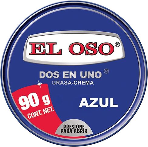 El Oso - Two in One Shoe Cream and Polish 3.17oz. Blue Color in Kuwait