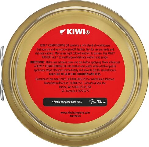 KIWI Shoe Conditioning Oil | Leather Care for Shoes, Boots, Furniture, Jacket, Briefcase and More | 2 5/8 Oz in Saudi Arabia