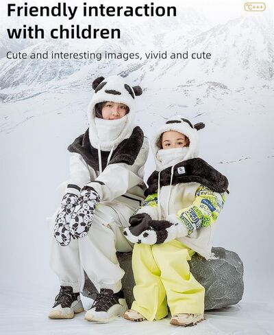 QUNATURE Women's Balaclava Head Warmer Ski Mask - Panda Thermal Hat for Winter in Kuwait