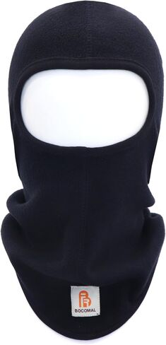 BOCOMAL FR Balaclava Flame Resistant 11oz Fleece Modacrylic Blend Winter Face Mask Hood Arc Rated One Size in Saudi Arabia