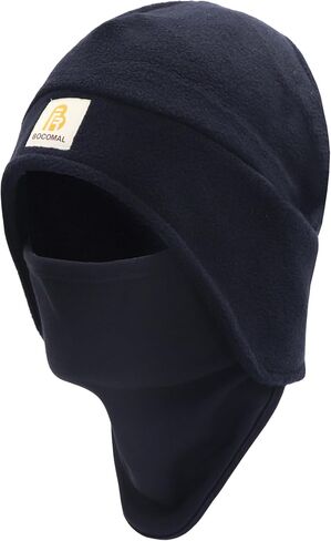 BOCOMAL FR Balaclava Flame Resistant 11oz Fleece Modacrylic Blend Winter Face Mask Hood Arc Rated One Size in Saudi Arabia