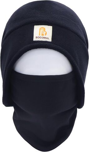 BOCOMAL FR Balaclava Flame Resistant 11oz Fleece Modacrylic Blend Winter Face Mask Hood Arc Rated One Size in Saudi Arabia