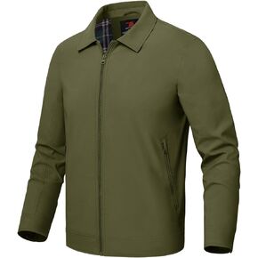 Rdruko Men's Lightweight Jackets Windbreaker Light Bomber Jacket Golf Jackets For Men Casual Work Coat in Kuwait