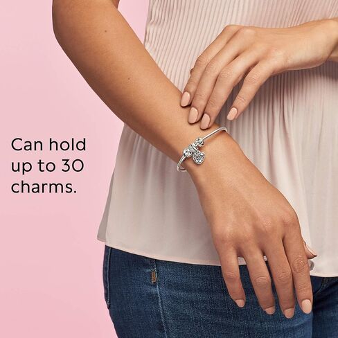 Pandora Moments Snake Chain Bracelet - Compatible Moments Charms - Charm Bracelet for Women - Gift for Her, With Gift Box in Saudi Arabia