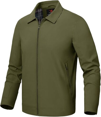 Rdruko Men's Lightweight Jackets Windbreaker Light Bomber Jacket Golf Jackets For Men Casual Work Coat in Kuwait