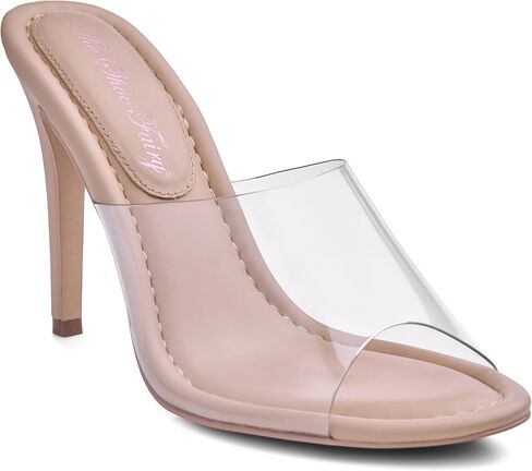The Shoe Fairy Naked 2.0 كعب نيود، كعب شفاف، كعب بني، كعب محايد، كعب مريح in Kuwait