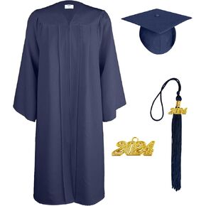 قبعة TngHui للجنسين غير لامعة لحفلات التخرج لعام 2024 ساحرة للمدرسة الثانوية غنية بالألوان مقاس 45Plus(5'0"-5'2"Plus) in Kuwait