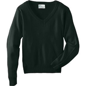 Classroom School Uniforms Big Kid Long Sleeve V-Neck Sweater 56702