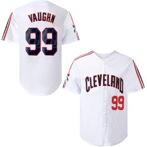 BafrA Men's #99 Ricky Vaughn Jersey 90s Hip Hop Clothing Movie Baseball Jersey Stitched Sports Fan Shirt in Saudi Arabia