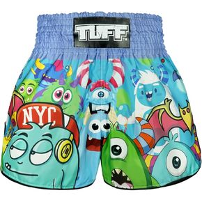 Tuff Sport Muay Thai Boxing Shorts Retro Styles Classic Slim Cut MMA Kickboxing Workout Set Clothing Training