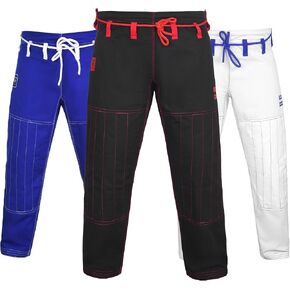 سراويل Zafco Fightwear الرجالية البرازيلية Jiu Jitsu Gi 10oz Ripstop MMA Grappling Kimono in Kuwait