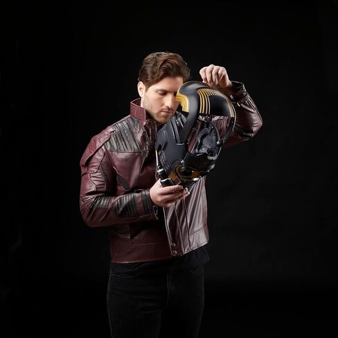 Marvel Legends Series Star-Lord Premium Electronic Roleplay Helmet with Light and Sound FX, Perfect for Adult Halloween Costume, Guardians of The Galaxy Adult Roleplay Gear in Saudi Arabia