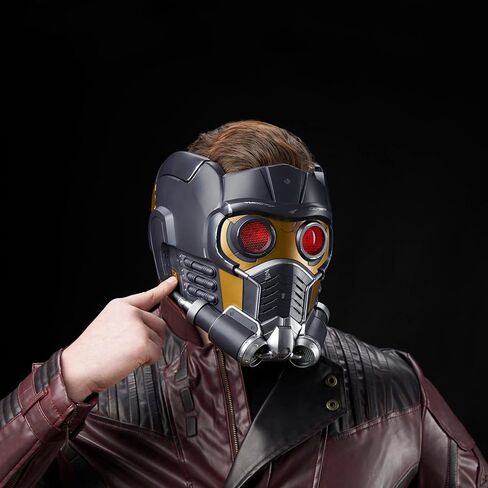 Marvel Legends Series Star-Lord Premium Electronic Roleplay Helmet with Light and Sound FX, Perfect for Adult Halloween Costume, Guardians of The Galaxy Adult Roleplay Gear in Saudi Arabia