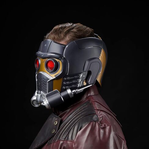 Marvel Legends Series Star-Lord Premium Electronic Roleplay Helmet with Light and Sound FX, Perfect for Adult Halloween Costume, Guardians of The Galaxy Adult Roleplay Gear in Saudi Arabia