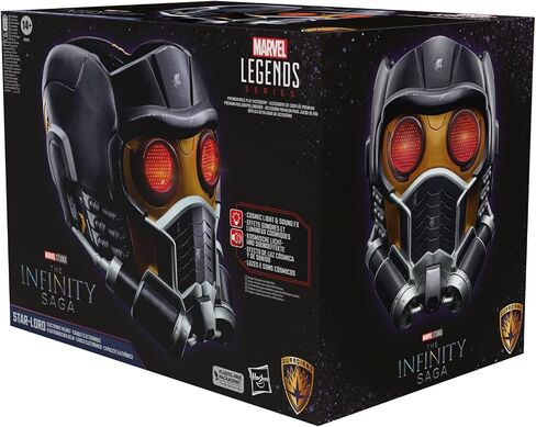 Marvel Legends Series Star-Lord Premium Electronic Roleplay Helmet with Light and Sound FX, Perfect for Adult Halloween Costume, Guardians of The Galaxy Adult Roleplay Gear in Saudi Arabia
