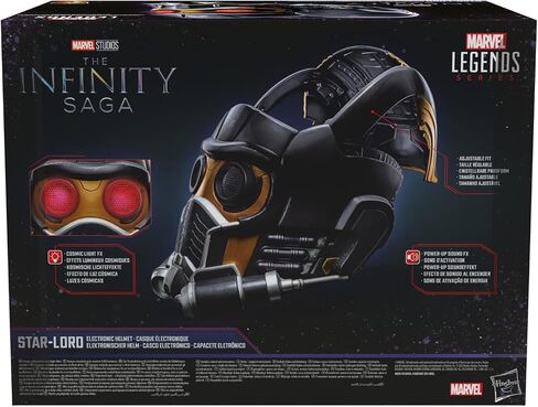 Marvel Legends Series Star-Lord Premium Electronic Roleplay Helmet with Light and Sound FX, Perfect for Adult Halloween Costume, Guardians of The Galaxy Adult Roleplay Gear in Saudi Arabia
