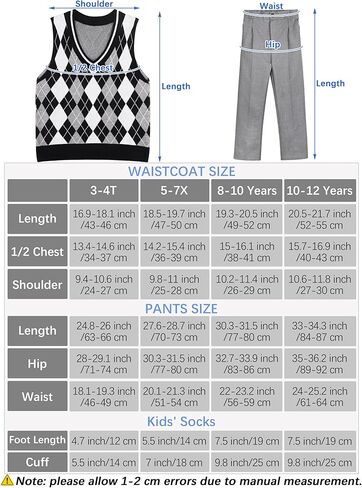SOMSOC 16 قطعة 100 يوم من أزياء المدرسة للأولاد الرجل العجوز زي الجد مجموعة لحفلة المدرسة التنكرية in Kuwait