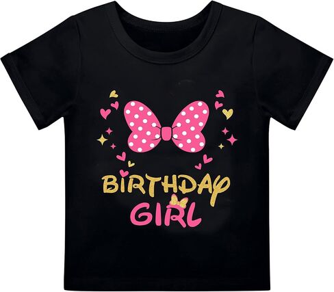 IBTOM CASTLE Toddler Birthday Girls Princess Party Outfit Polka Dots Top Shirts Tutu Skirt Set Ears Cake Smash Costume in Saudi Arabia