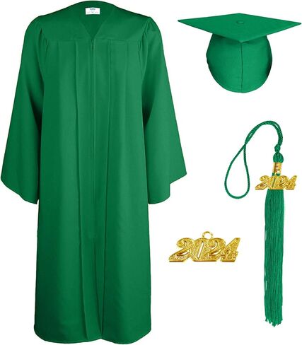 كاب ثوب تخرج غير لامع للجنسين 2021 حلية غنية بالألوان in Kuwait