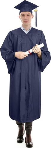 قبعة TngHui للجنسين غير لامعة لحفلات التخرج لعام 2024 ساحرة للمدرسة الثانوية غنية بالألوان مقاس 45Plus(5'0"-5'2"Plus) in Kuwait