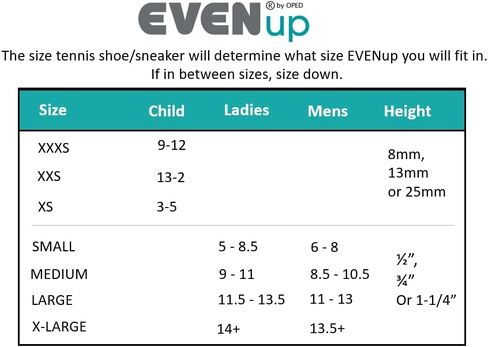 موازن/مستوى أحذية EVENup - كبير (يناسب مقاس الرجال الأمريكي من 11 إلى 13، والنساء مقاس الولايات المتحدة 11-1/2 إلى 13-1/2)، مكسور in Kuwait