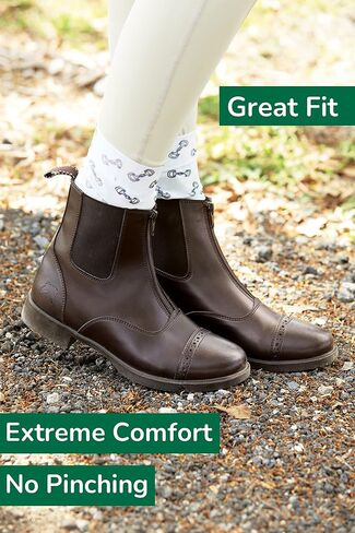Dover Saddlery Riding Sport Ladies' Provenance Zip Paddock Boots in Saudi Arabia