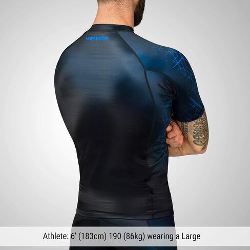 Hayabusa Geo بأكمام قصيرة BJJ Rash Guard in Saudi Arabia