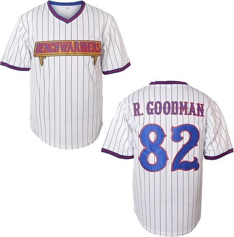 MESOSPERO Benchwarmers Jersey 32 Howie Goodman Reedy Richie Goodman Matthews Stitched Men's Pinstriped Baseball Jersey in Saudi Arabia