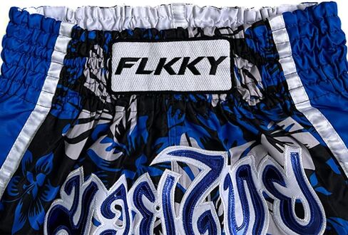 FLKKY Muay Thai شورت ملاكمة للرجال والنساء عالي الجودة للتدريب على فنون الدفاع عن النفس في صالة الألعاب الرياضية، شورت ملاكمة كلاسيكي. in Kuwait