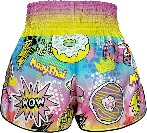 Tuff Sport Muay Thai Boxing Shorts Retro Styles Classic Slim Cut MMA Kickboxing تجريب مجموعة ملابس التدريب in Saudi Arabia