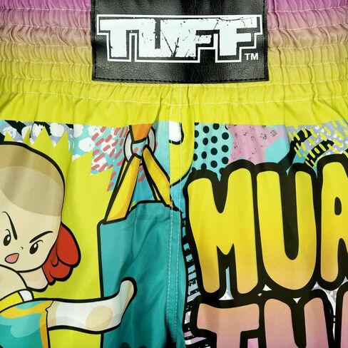 Tuff Sport Muay Thai Boxing Shorts Retro Styles Classic Slim Cut MMA Kickboxing تجريب مجموعة ملابس التدريب in Saudi Arabia